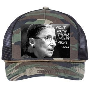 RBG Fight for the Things You Care About fff Retro Rope Trucker Hat Cap