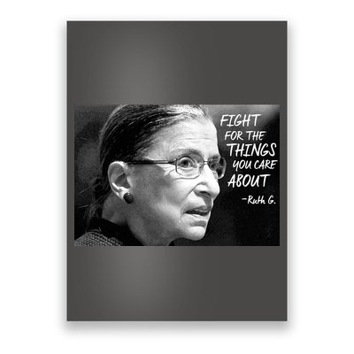 RBG Fight for the Things You Care About fff Poster
