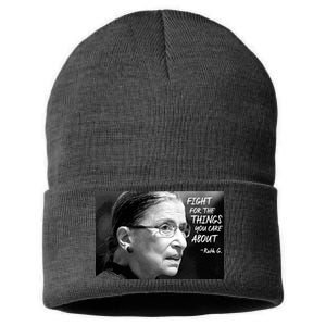 RBG Fight for the Things You Care About fff Sustainable Knit Beanie