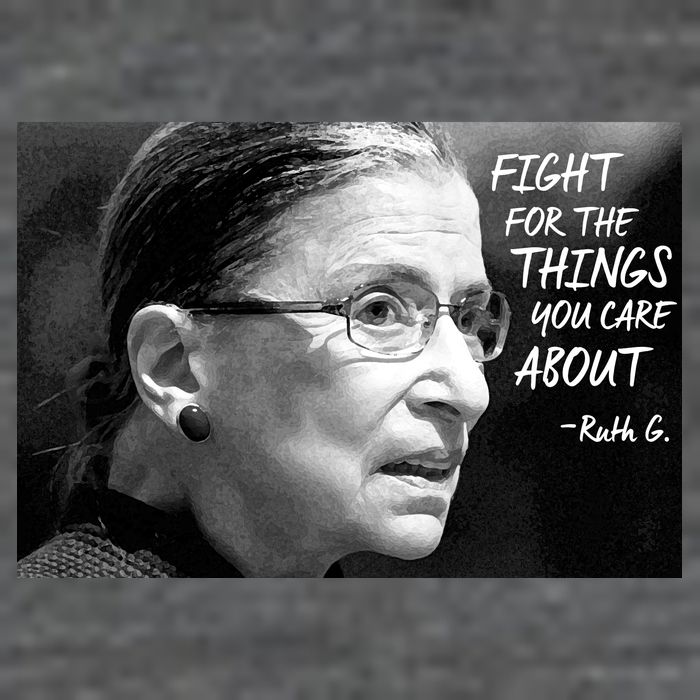 RBG Fight for the Things You Care About fff 25L Jumbo Tote