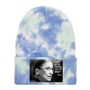 RBG Fight for the Things You Care About fff Tie Dye 12in Knit Beanie