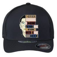 RBG Never Underestimate Power of Girl With Book Flexfit Unipanel Trucker Cap