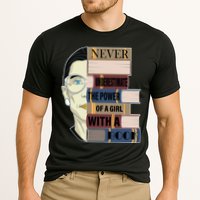RBG Never Underestimate Power of Girl With Book Cooling Performance Crew T-Shirt
