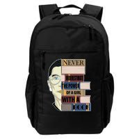 RBG Never Underestimate Power of Girl With Book Backpack