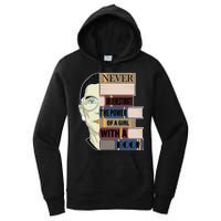 RBG Never Underestimate Power of Girl With Book Women's Pullover Hoodie