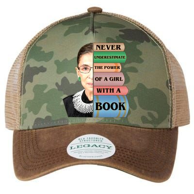 RBG Never Underestimate Ruth Bader Ginsburg Legacy Tie Dye Trucker Hat