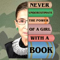 RBG Never Underestimate Ruth Bader Ginsburg Legacy Tie Dye Trucker Hat