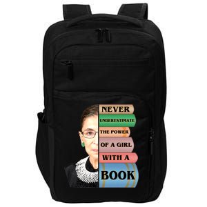 RBG Never Underestimate Ruth Bader Ginsburg Impact Tech Backpack