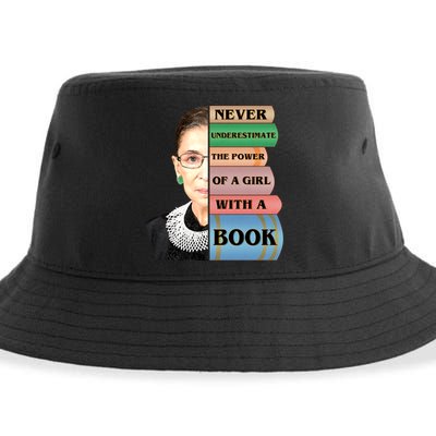 RBG Never Underestimate Ruth Bader Ginsburg Sustainable Bucket Hat