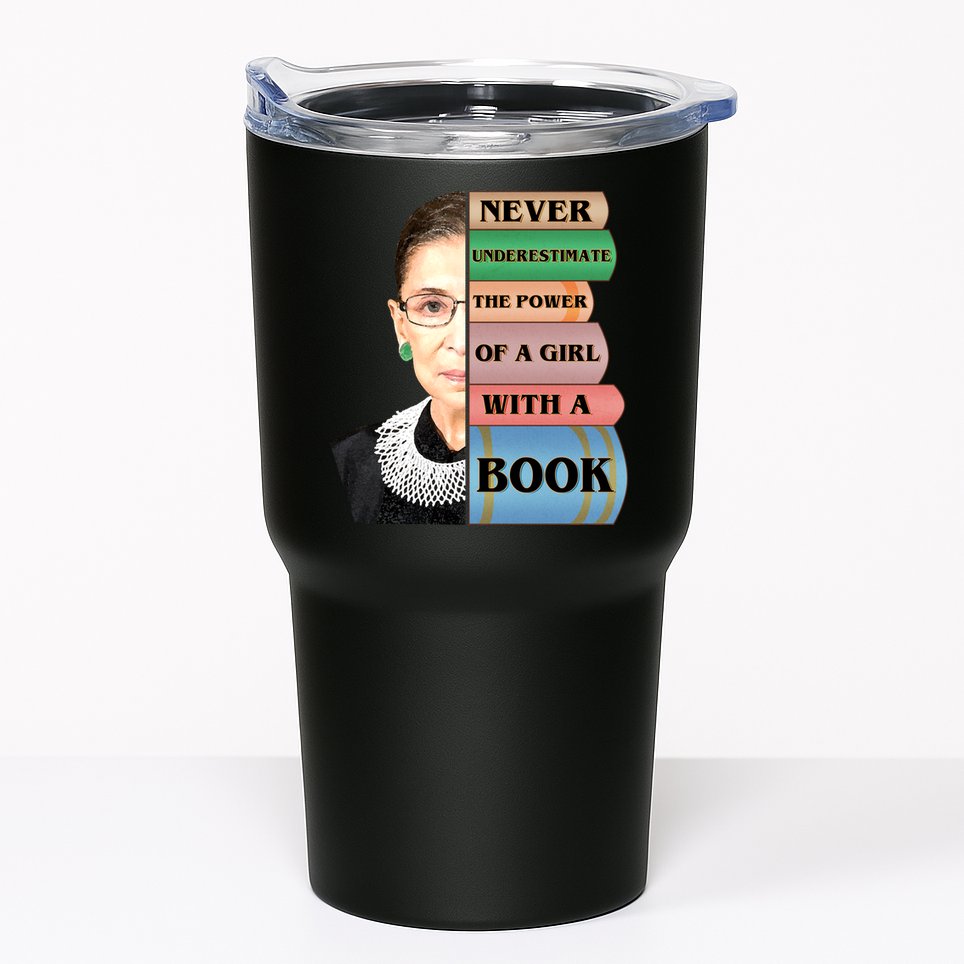 RBG Never Underestimate Ruth Bader Ginsburg Tumbler