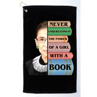 RBG Never Underestimate Ruth Bader Ginsburg Golf Towel