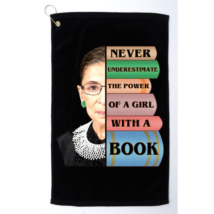 RBG Never Underestimate Ruth Bader Ginsburg Golf Towel