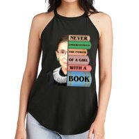 RBG Never Underestimate Ruth Bader Ginsburg Women's Perfect Tri Rocker Tank