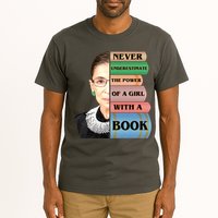 RBG Never Underestimate Ruth Bader Ginsburg Tall T-Shirt