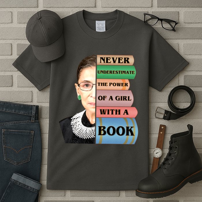 RBG Never Underestimate Ruth Bader Ginsburg Tall T-Shirt