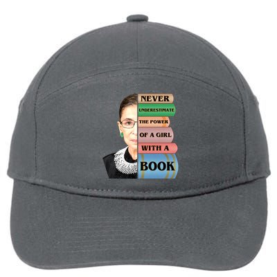 RBG Never Underestimate Ruth Bader Ginsburg 7-Panel Snapback Hat