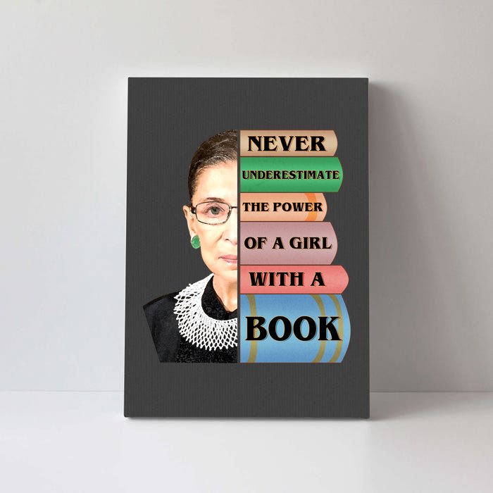 RBG Never Underestimate Ruth Bader Ginsburg Canvas