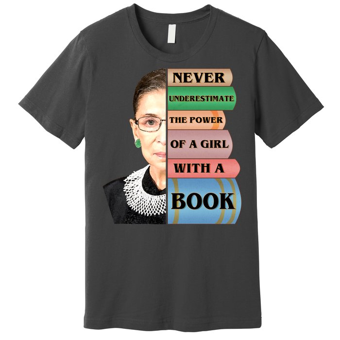 RBG Never Underestimate Ruth Bader Ginsburg Premium T-Shirt