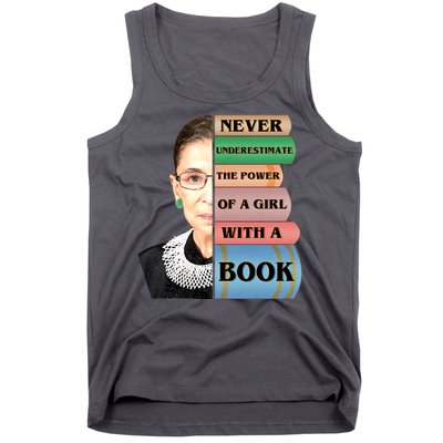 RBG Never Underestimate Ruth Bader Ginsburg Tank Top