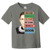 RBG Never Underestimate Ruth Bader Ginsburg Toddler T-Shirt