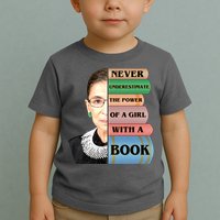 RBG Never Underestimate Ruth Bader Ginsburg Toddler T-Shirt