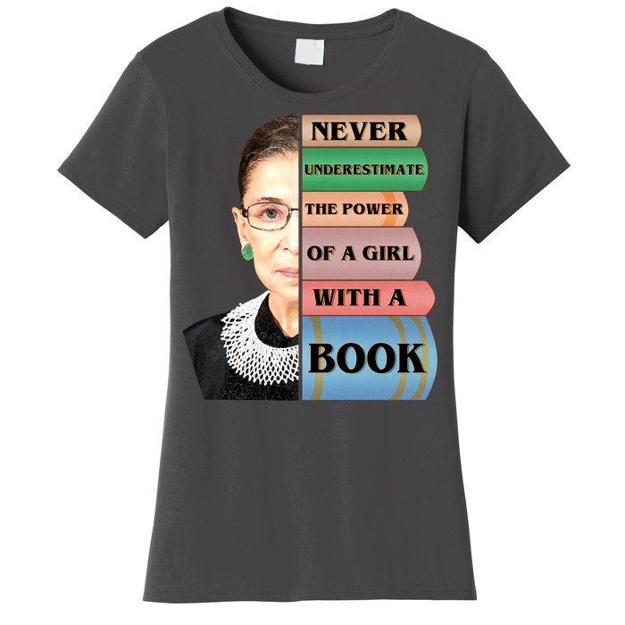 RBG Never Underestimate Ruth Bader Ginsburg Women's T-Shirt