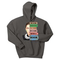 RBG Never Underestimate Ruth Bader Ginsburg Kids Hoodie