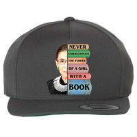 RBG Never Underestimate Ruth Bader Ginsburg Wool Snapback Cap