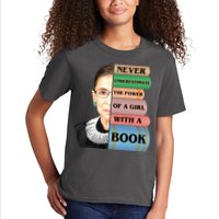 RBG Never Underestimate Ruth Bader Ginsburg Kids T-Shirt