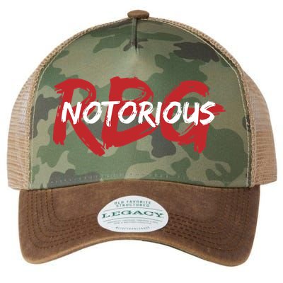 RBG Notorious Logo Ruther Bader Ginsburg  Legacy Tie Dye Trucker Hat