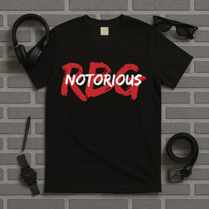 RBG Notorious Logo Ruther Bader Ginsburg  T-Shirt