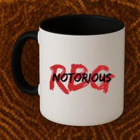 RBG Notorious Logo Ruther Bader Ginsburg  Mug
