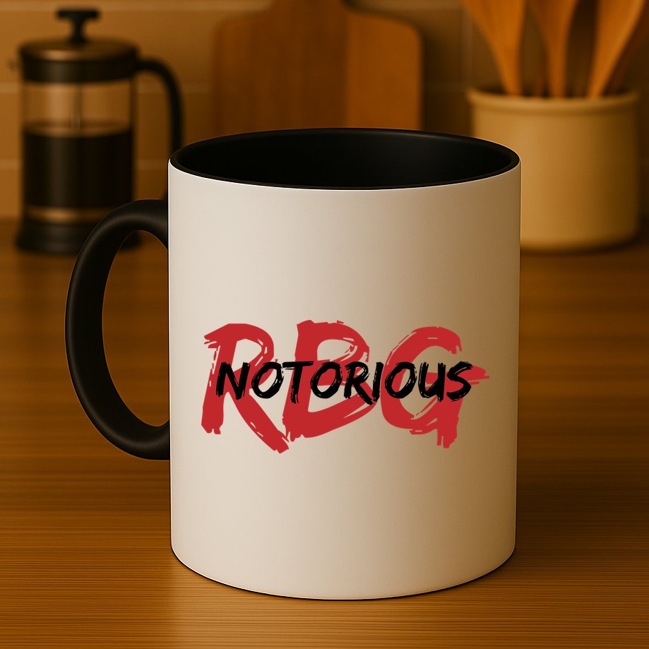 RBG Notorious Logo Ruther Bader Ginsburg  Mug
