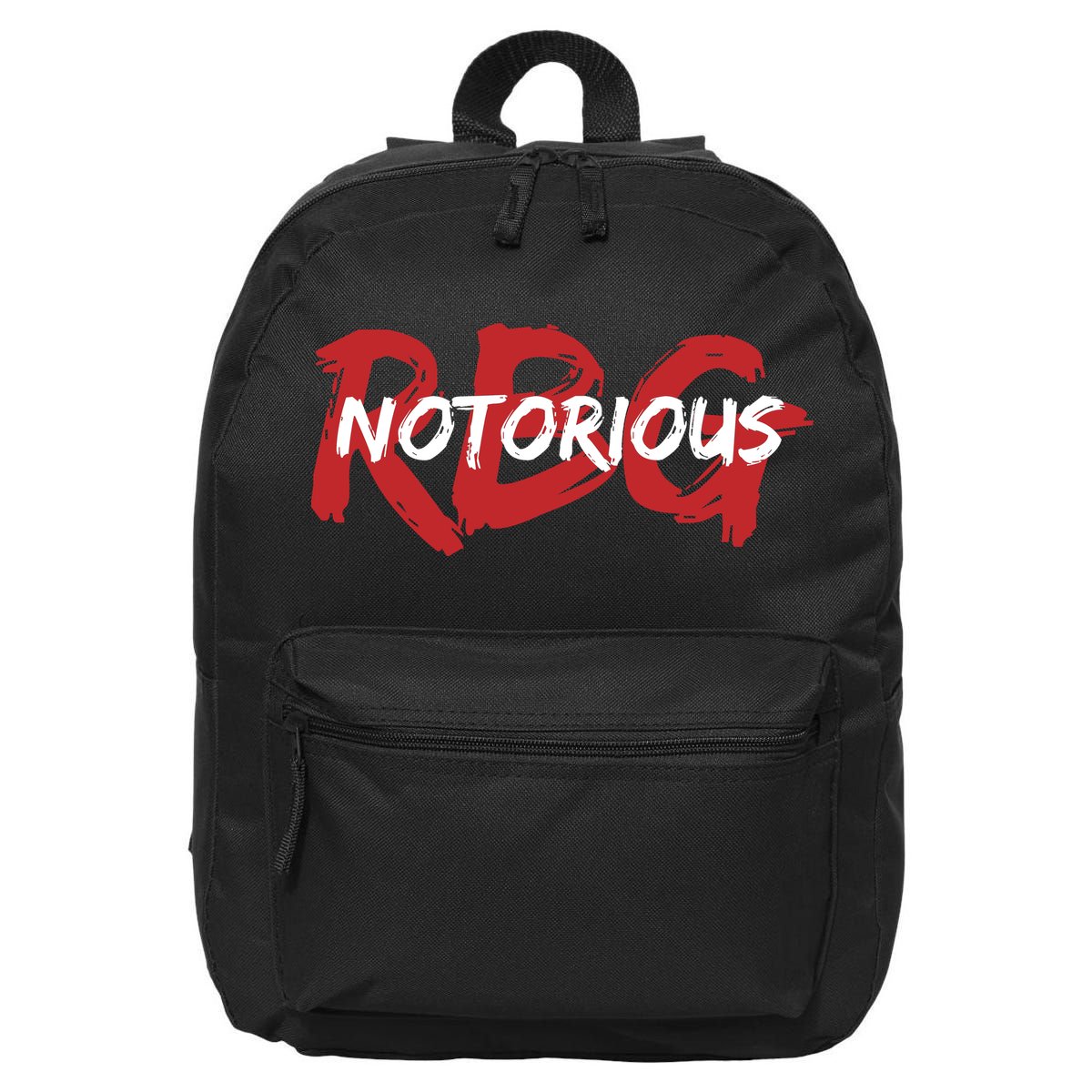 RBG Notorious Logo Ruther Bader Ginsburg  16 in Basic Backpack