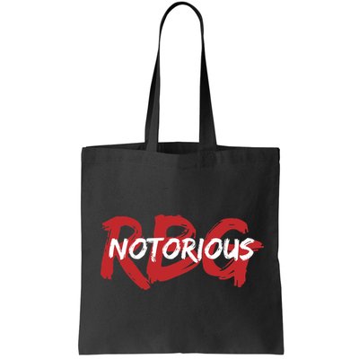 RBG Notorious Logo Ruther Bader Ginsburg  Bag