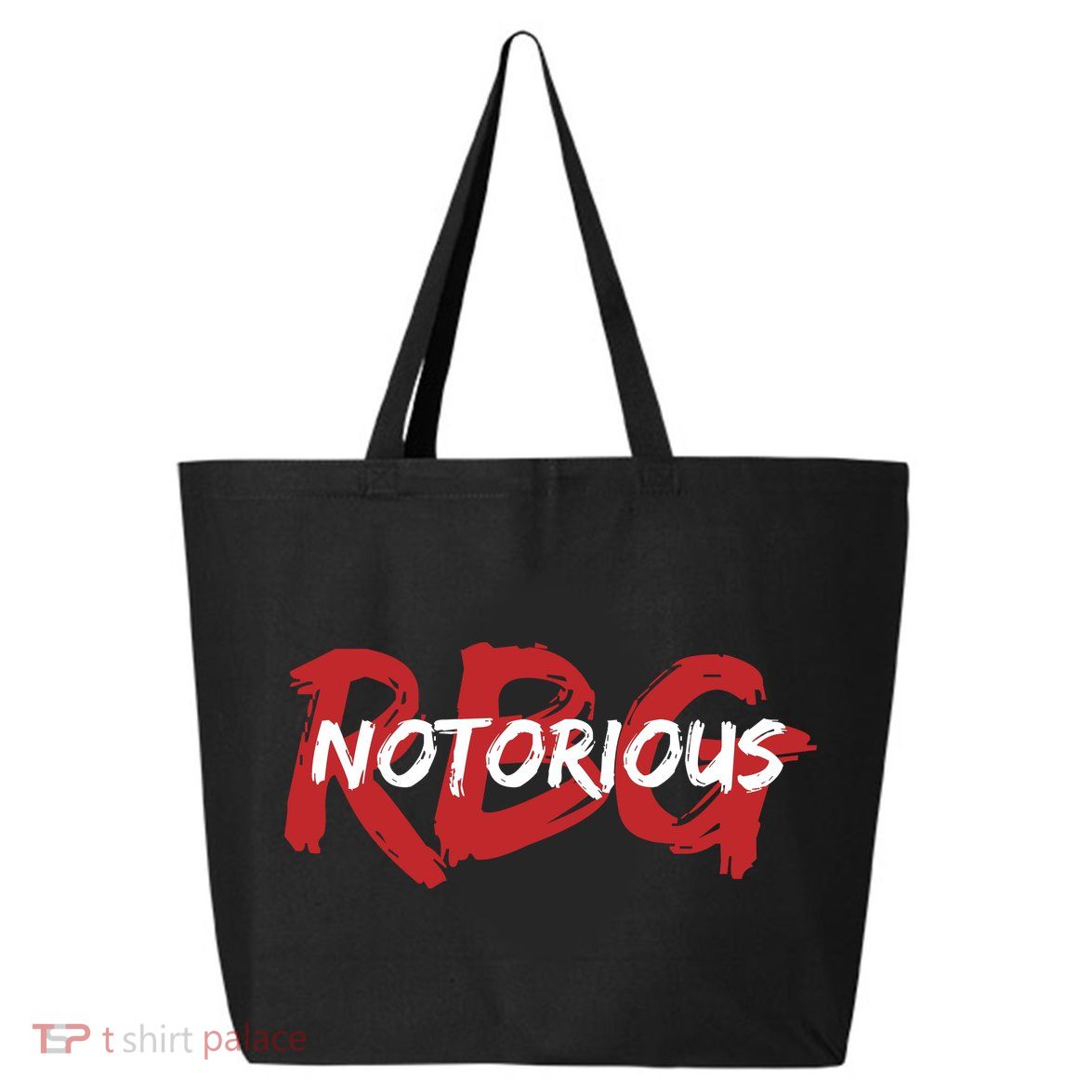 RBG Notorious Logo Ruther Bader Ginsburg  25L Jumbo Tote