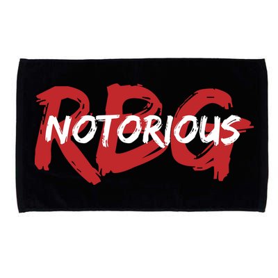 RBG Notorious Logo Ruther Bader Ginsburg  Microfiber Hand Towel