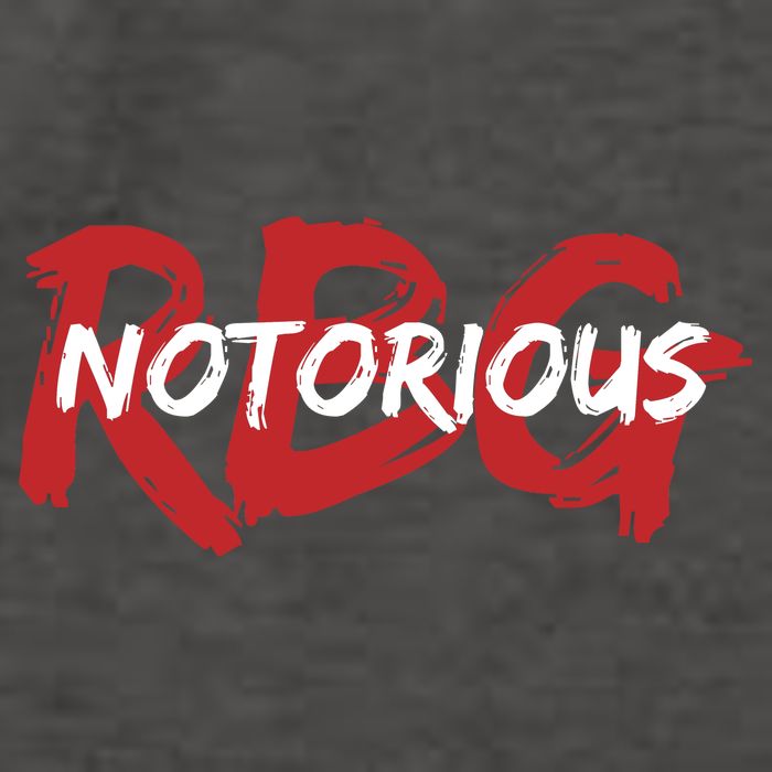 RBG Notorious Logo Ruther Bader Ginsburg  Vector Backpack