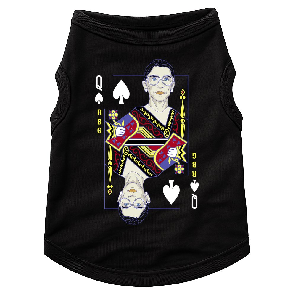 RBG Queen R.B.G. Ruther Bader Ginsburg  Doggie Tank