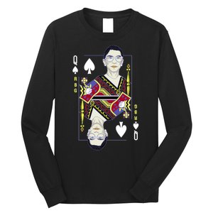 RBG Queen R.B.G. Ruther Bader Ginsburg  Long Sleeve Shirt