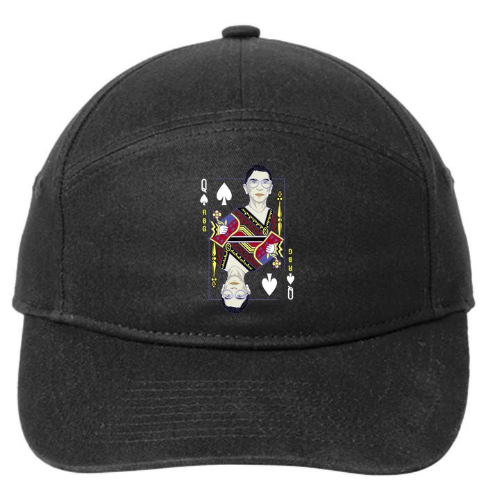 RBG Queen R.B.G. Ruther Bader Ginsburg  7-Panel Snapback Hat