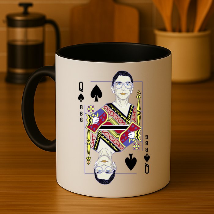RBG Queen R.B.G. Ruther Bader Ginsburg  Mug