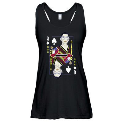RBG Queen R.B.G. Ruther Bader Ginsburg  Ladies Essential Flowy Tank