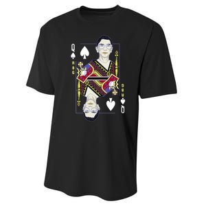 RBG Queen R.B.G. Ruther Bader Ginsburg  Performance Sprint T-Shirt