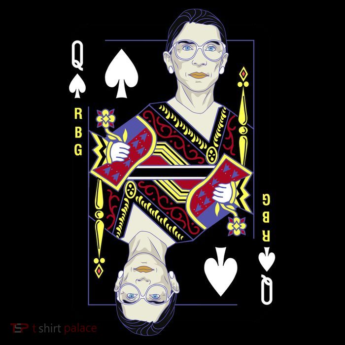 RBG Queen R.B.G. Ruther Bader Ginsburg  Poster