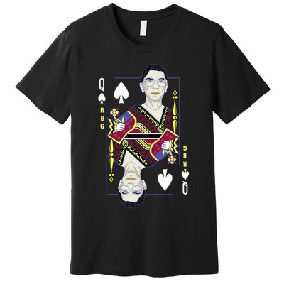 RBG Queen R.B.G. Ruther Bader Ginsburg  Premium T-Shirt