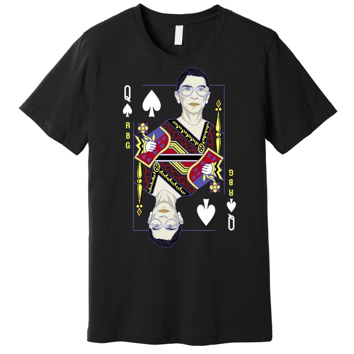 RBG Queen R.B.G. Ruther Bader Ginsburg  Premium T-Shirt