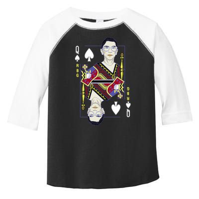 RBG Queen R.B.G. Ruther Bader Ginsburg  Toddler Fine Jersey T-Shirt