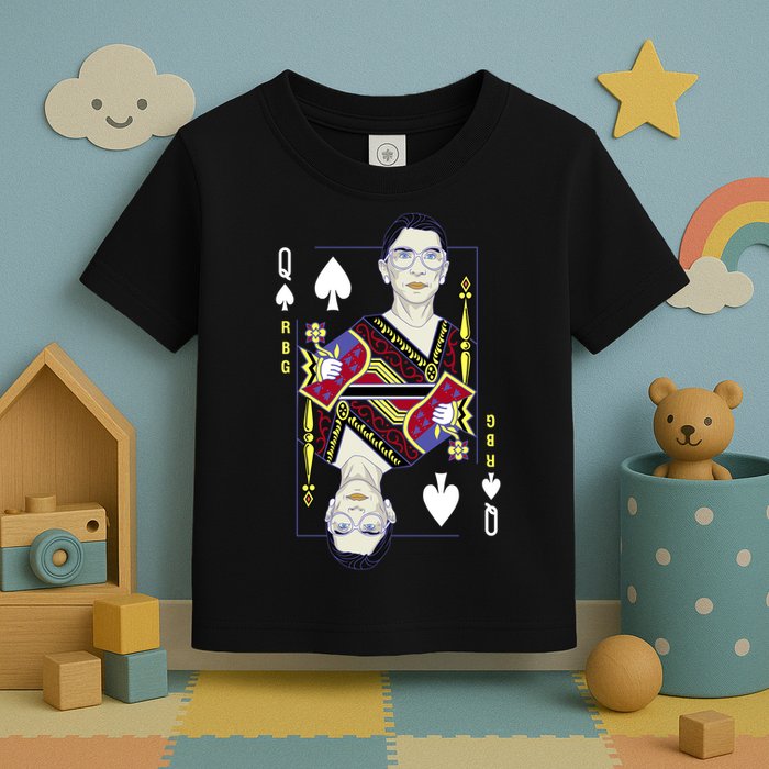 RBG Queen R.B.G. Ruther Bader Ginsburg  Toddler T-Shirt