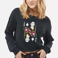 RBG Queen R.B.G. Ruther Bader Ginsburg  Cropped Pullover Crew